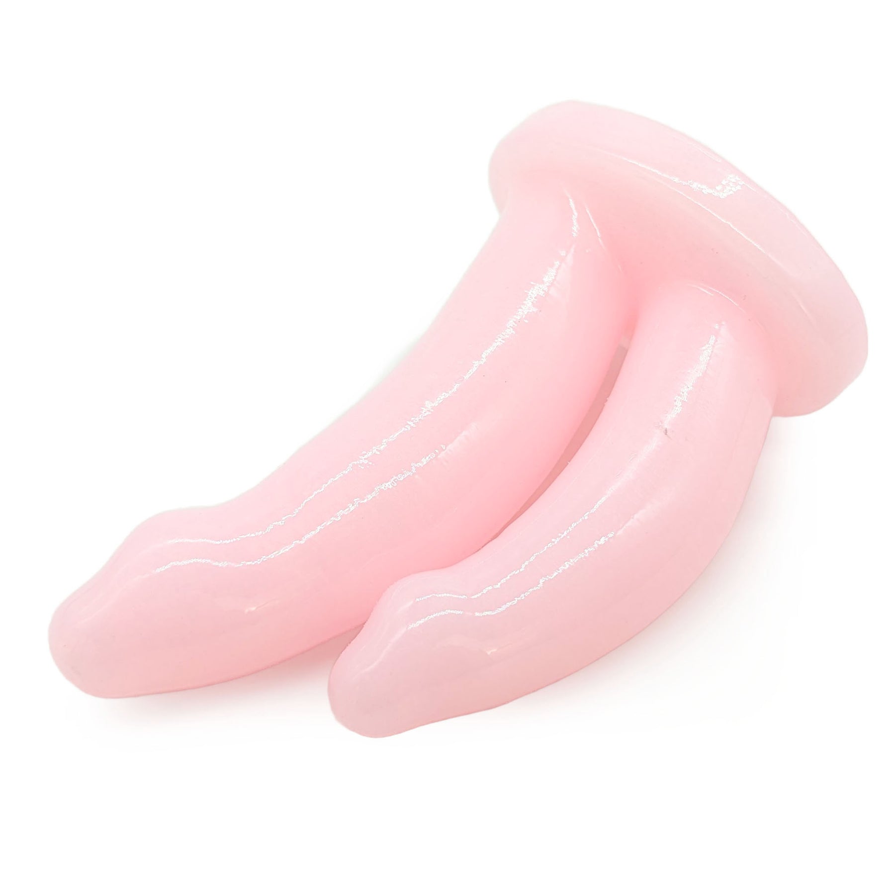 Double Scoop the Double Penetration Sex Toy, Platinum Silicone Dildo –  Hodge Podge
