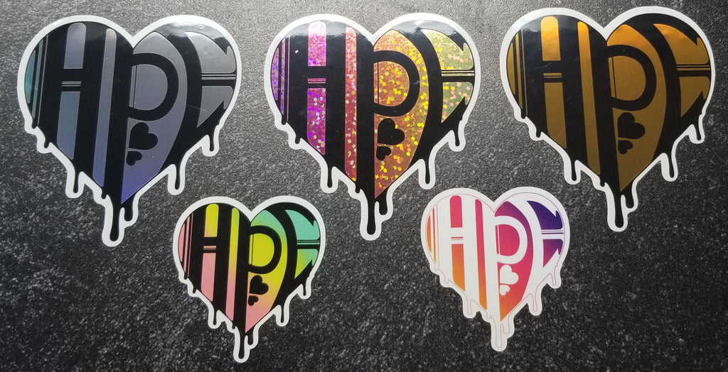 HPE Heart Singles Vinyl Stickers - Extras for Purchase – Hodge Podge